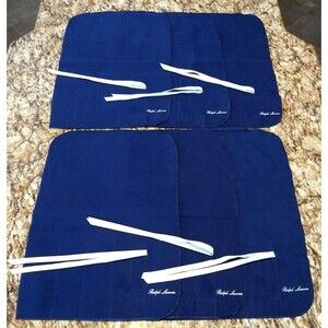 RALPH LAUREN 6‎ Sterling Silver Anti Tarnish Flatware PLACE SETTING Storage Bags